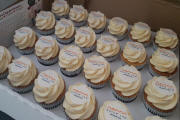 Branded Logo Wow Cupcake Delivery Southampton London Hampshire Surry icing dics photo 